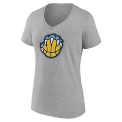 NBA Memphis Grizzlies Women's Alternate Logo V-Neck T-Shirt