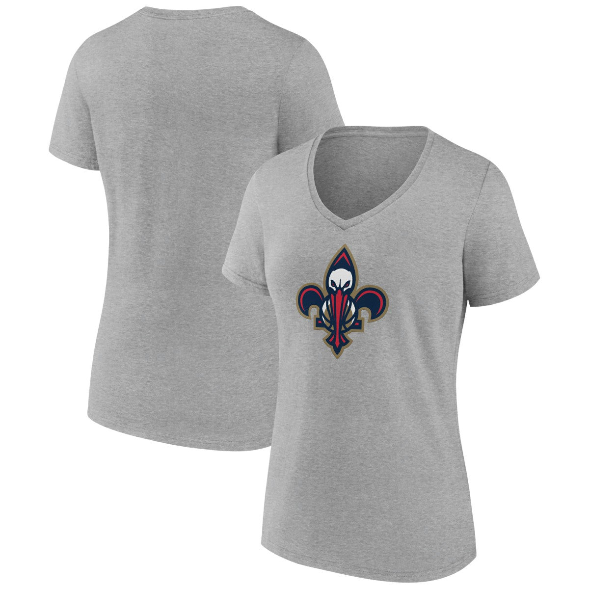 NBA New Orleans Pelicans Women's Alternate Logo V-Neck T-Shirt