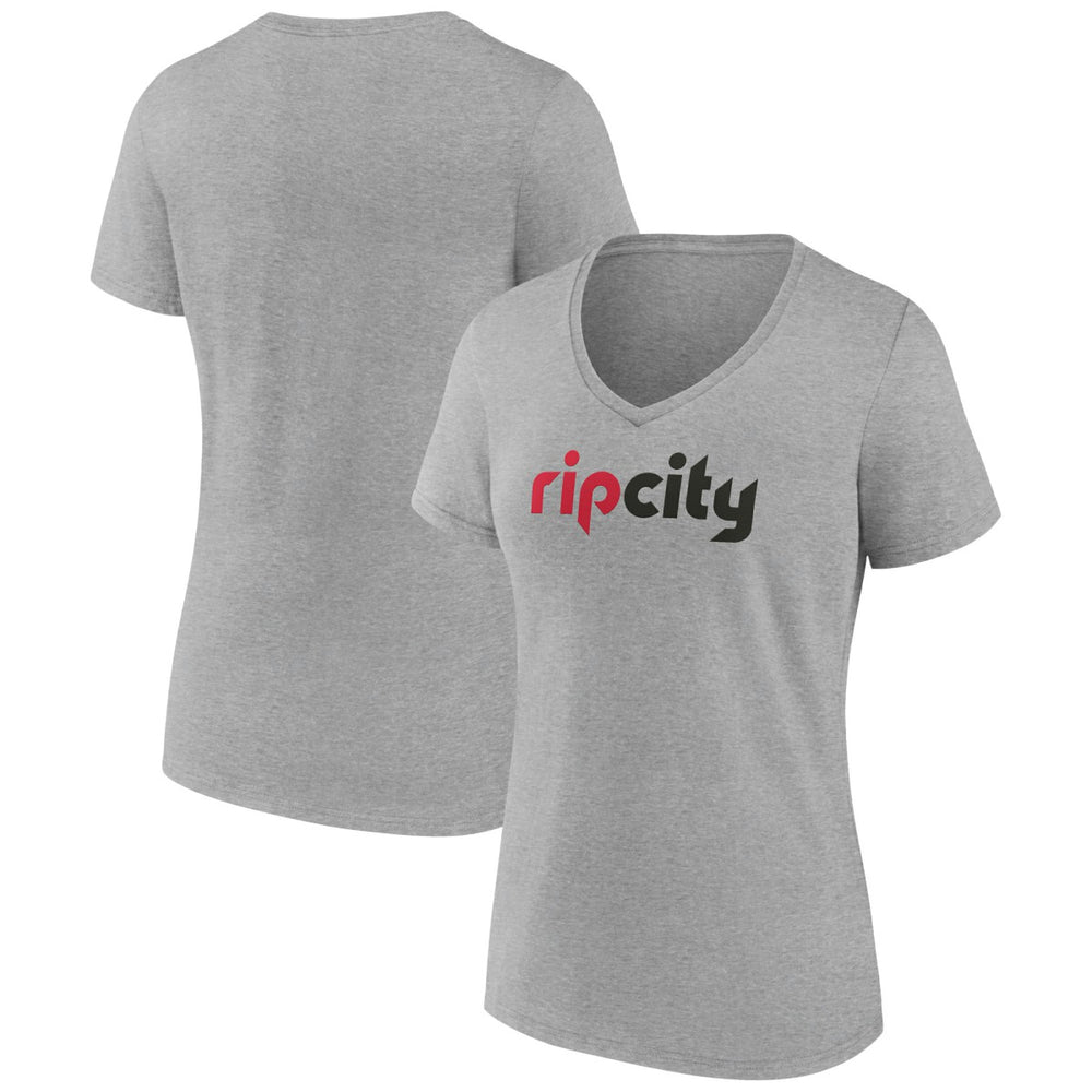 NBA Portland Trail Blazers Women's Alternate Logo V-Neck T-Shirt
