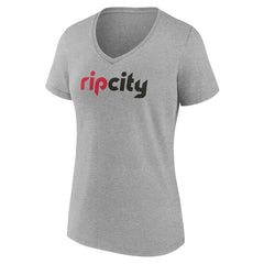 NBA Portland Trail Blazers Women's Alternate Logo V-Neck T-Shirt