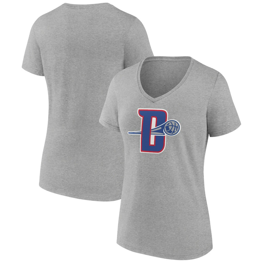 NBA Detroit Pistons Women's Alternate Logo V-Neck T-Shirt sale