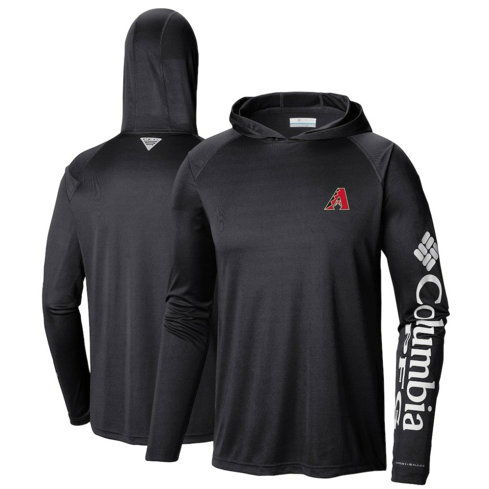 MLB Arizona Diamondbacks Columbia Terminal Tackle Long Sleeve Hoodie T-Shirt
