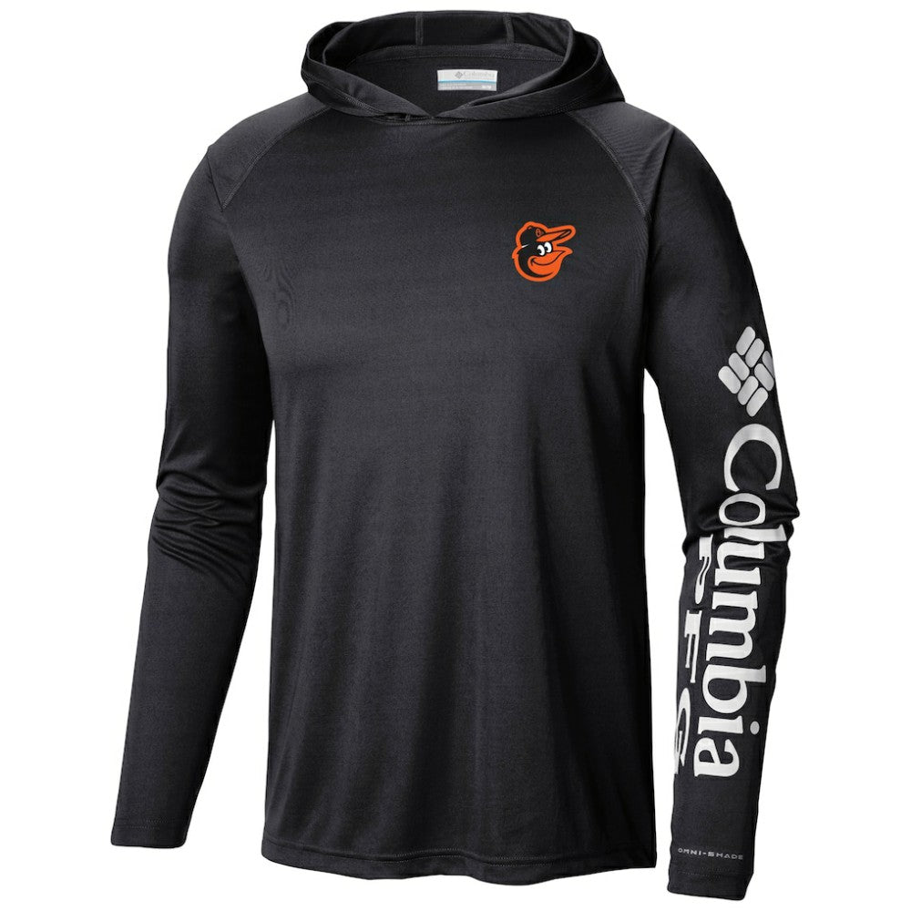 MLB Baltimore Orioles Columbia Terminal Tackle Long Sleeve Hoodie T-Shirt