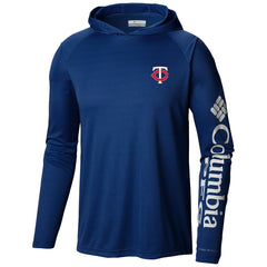 MLB Minnesota Twins Columbia Terminal Tackle Long Sleeve Hoodie T-Shirt