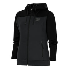 Antigua Women's Tonal Logo Protect Full-Zip Hoodie Jacket - Washington Commanders