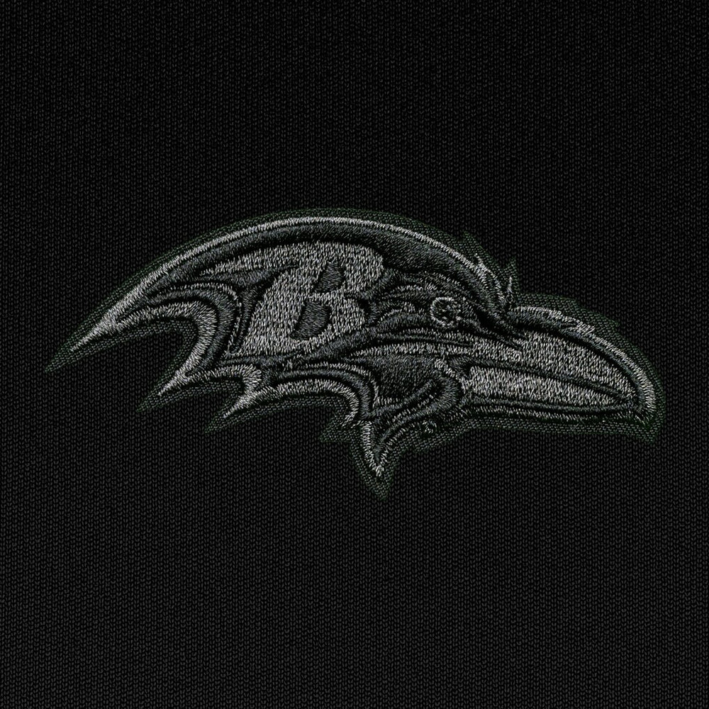 Antigua Tonal Logo Generation Quarter-Zip Pullover Top - Baltimore Ravens