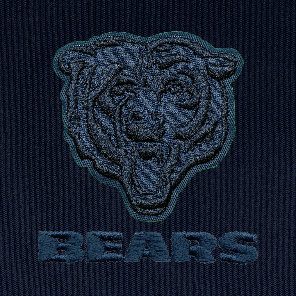Antigua Tonal Logo Generation Quarter-Zip Pullover Top - Chicago Bears