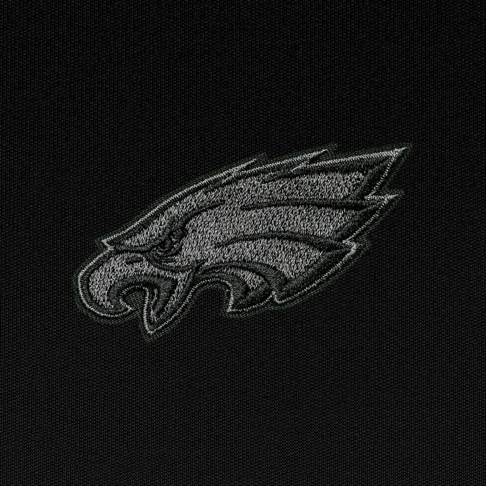 Antigua Tonal Logo Generation Quarter-Zip Pullover Top - Philadelphia Eagles
