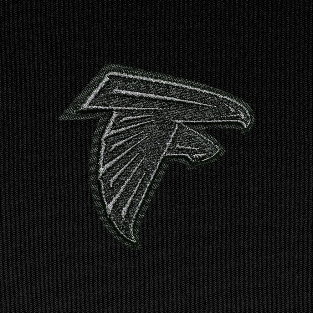 Antigua Tonal Logo Tribute Quarter-Zip Pullover Top - Atlanta Falcons