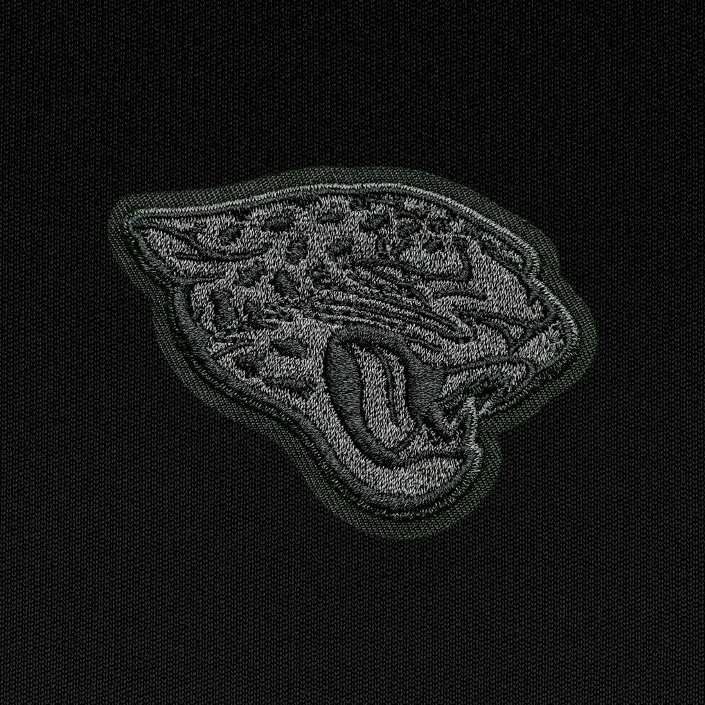 Antigua Tonal Logo Tribute Quarter-Zip Pullover Top - Jacksonville Jaguars