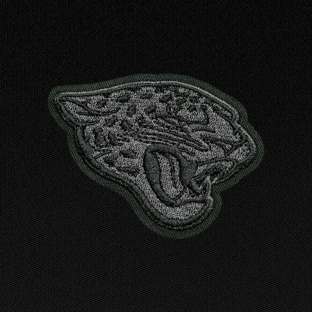 Antigua Tonal Logo Tribute Quarter-Zip Pullover Top - Jacksonville Jaguars