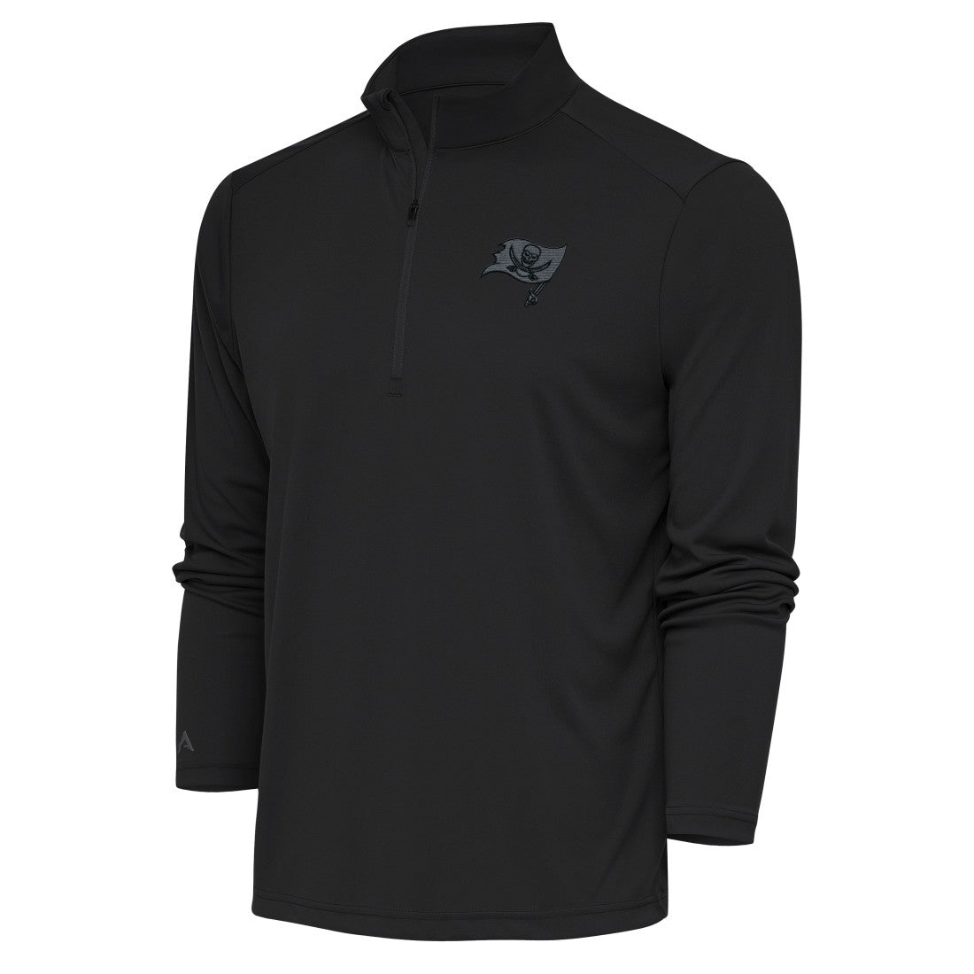 Antigua Tonal Logo Tribute Quarter-Zip Pullover Top - Tampa Bay Buccaneers