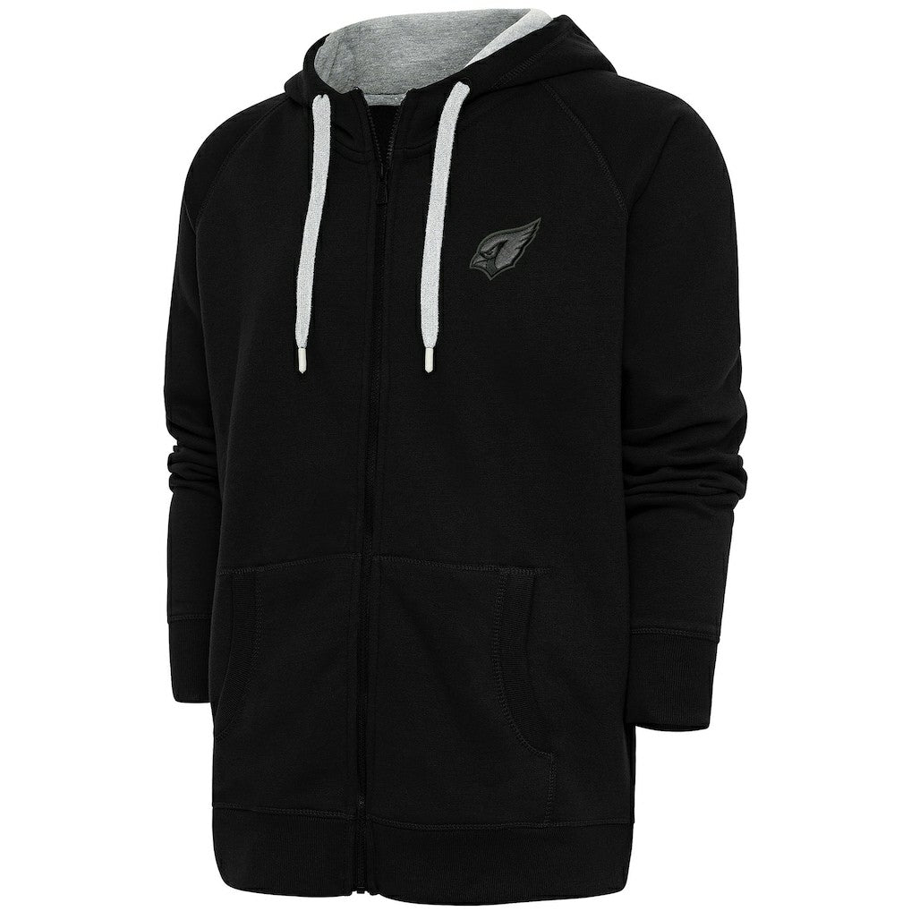 Antigua Tonal Logo Victory Full-Zip Hoodie - Arizona Cardinals