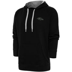 Antigua Tonal Logo Victory Pullover Hoodie - Baltimore Ravens