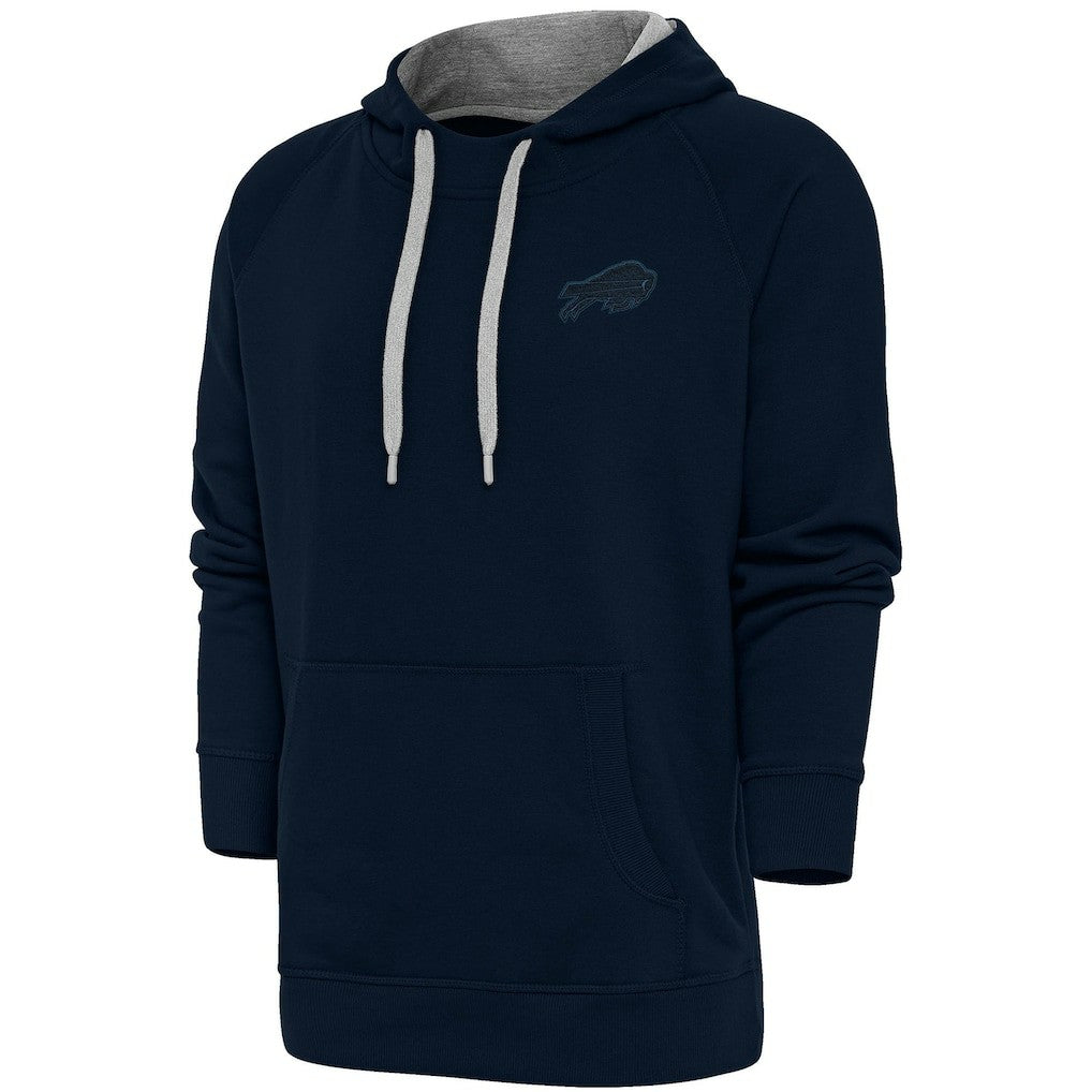 Antigua Tonal Logo Victory Pullover Hoodie - Buffalo Bills