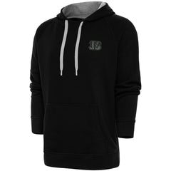 Antigua Tonal Logo Victory Pullover Hoodie - Cincinnati Bengals