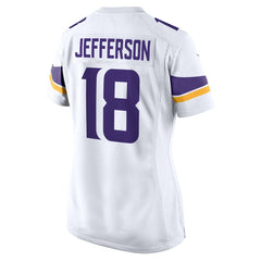 Justin Jefferson  Women's Game Player Jersey - Minnesota Vikings