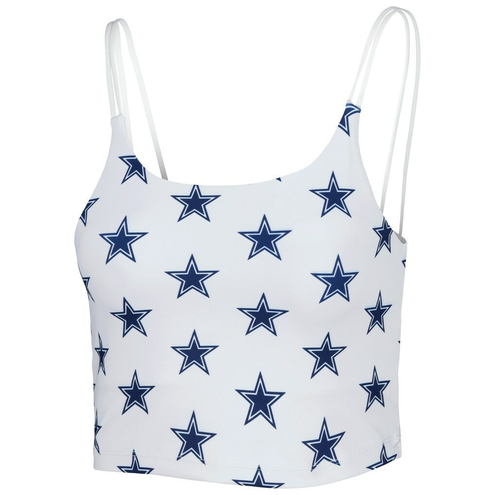 Women's Countess Allover Print Sleeveless Cami Tank Top - Dallas Cowboys