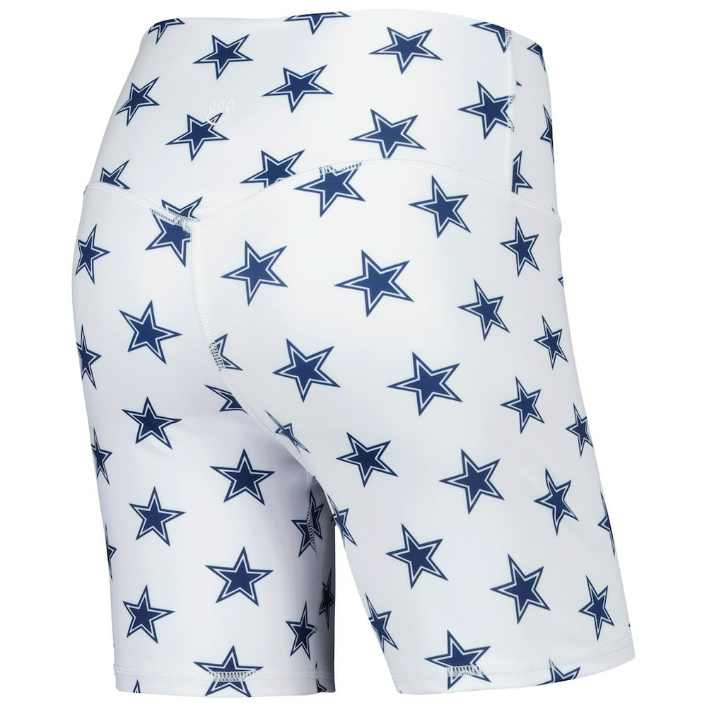 Women's Allover Print Biker Shorts - Dallas Cowboys