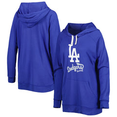 MLB Los Angeles Dodgers Touch Women's Pre-Game Raglan Pullover Hoodie