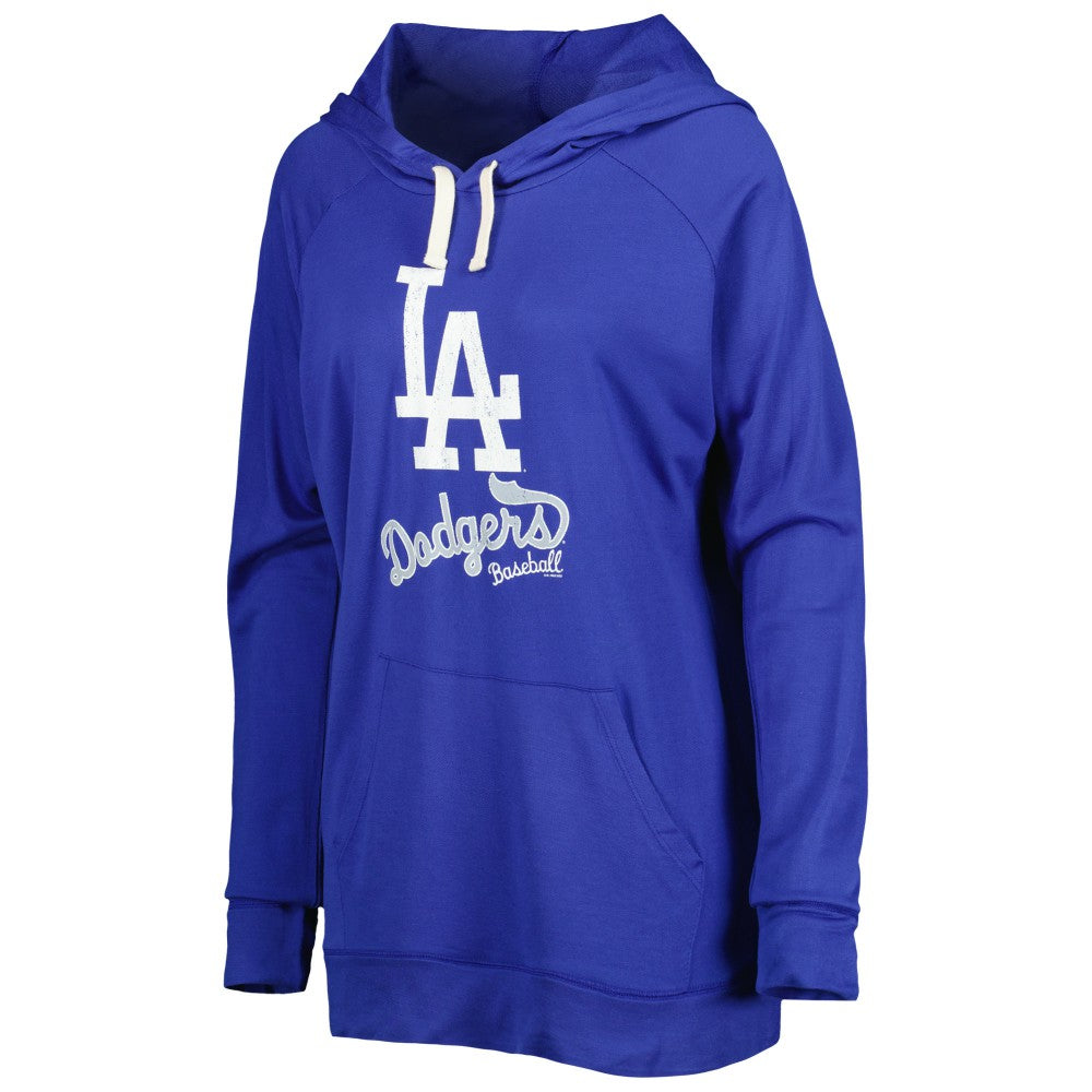 MLB Los Angeles Dodgers Touch Women's Pre-Game Raglan Pullover Hoodie