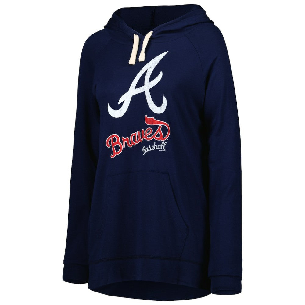 MLB Atlanta Braves Touch Women's Pre-Game Raglan Pullover Hoodie