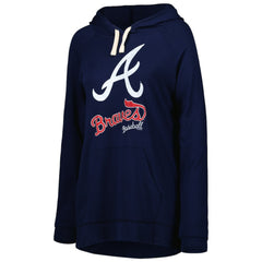 MLB Atlanta Braves Touch Women's Pre-Game Raglan Pullover Hoodie