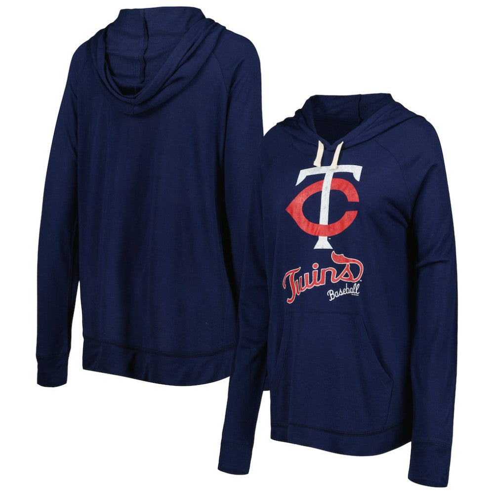 MLB Minnesota Twins Touch Women's Pre-Game Raglan Pullover Hoodie
