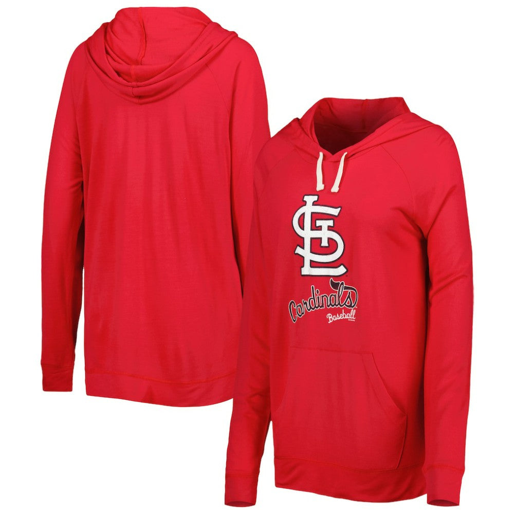 MLB St. Louis Cardinals Touch Women's Pre-Game Raglan Pullover Hoodie