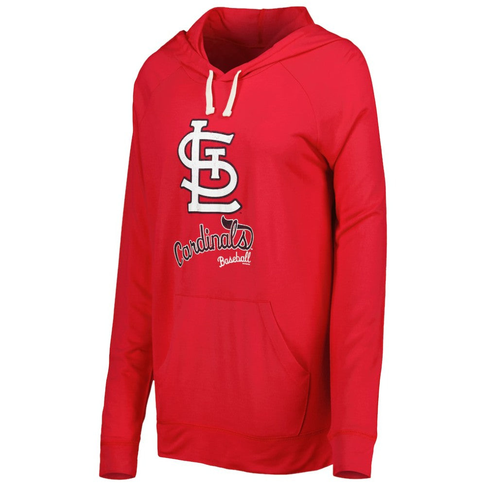 MLB St. Louis Cardinals Touch Women's Pre-Game Raglan Pullover Hoodie