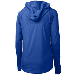 Cutter & Buck Women's Throwback Logo Adapt Eco Knit Hybrid Recycled Full-Zip Hoodie - Seattle Seahawks