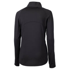 Cutter & Buck Women's Throwback Logo Adapt Eco Knit Stretch Recycled Half-Zip Pullover Top - Cleveland Browns
