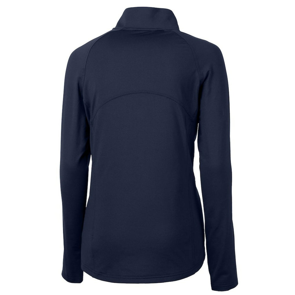 Cutter & Buck Women's Throwback Logo Adapt Eco Knit Stretch Recycled Half-Zip Pullover Top - Chicago Bears