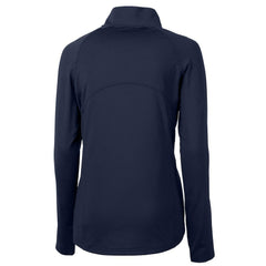 Cutter & Buck Women's Throwback Logo Adapt Eco Knit Stretch Recycled Half-Zip Pullover Top - Chicago Bears