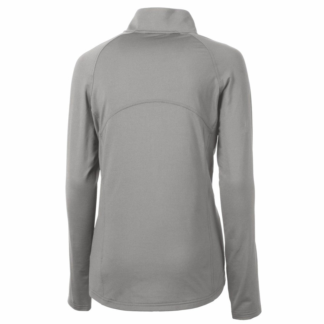 Cutter & Buck Women's Throwback Logo Adapt Eco Knit Stretch Recycled Half-Zip Pullover Top - Detroit Lions