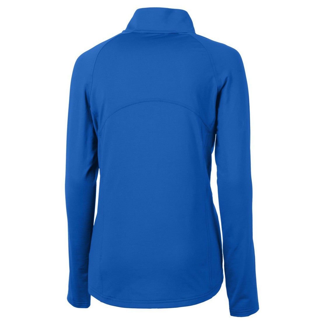 Cutter & Buck Women's Throwback Logo Adapt Eco Knit Stretch Recycled Half-Zip Pullover Top - Denver Broncos