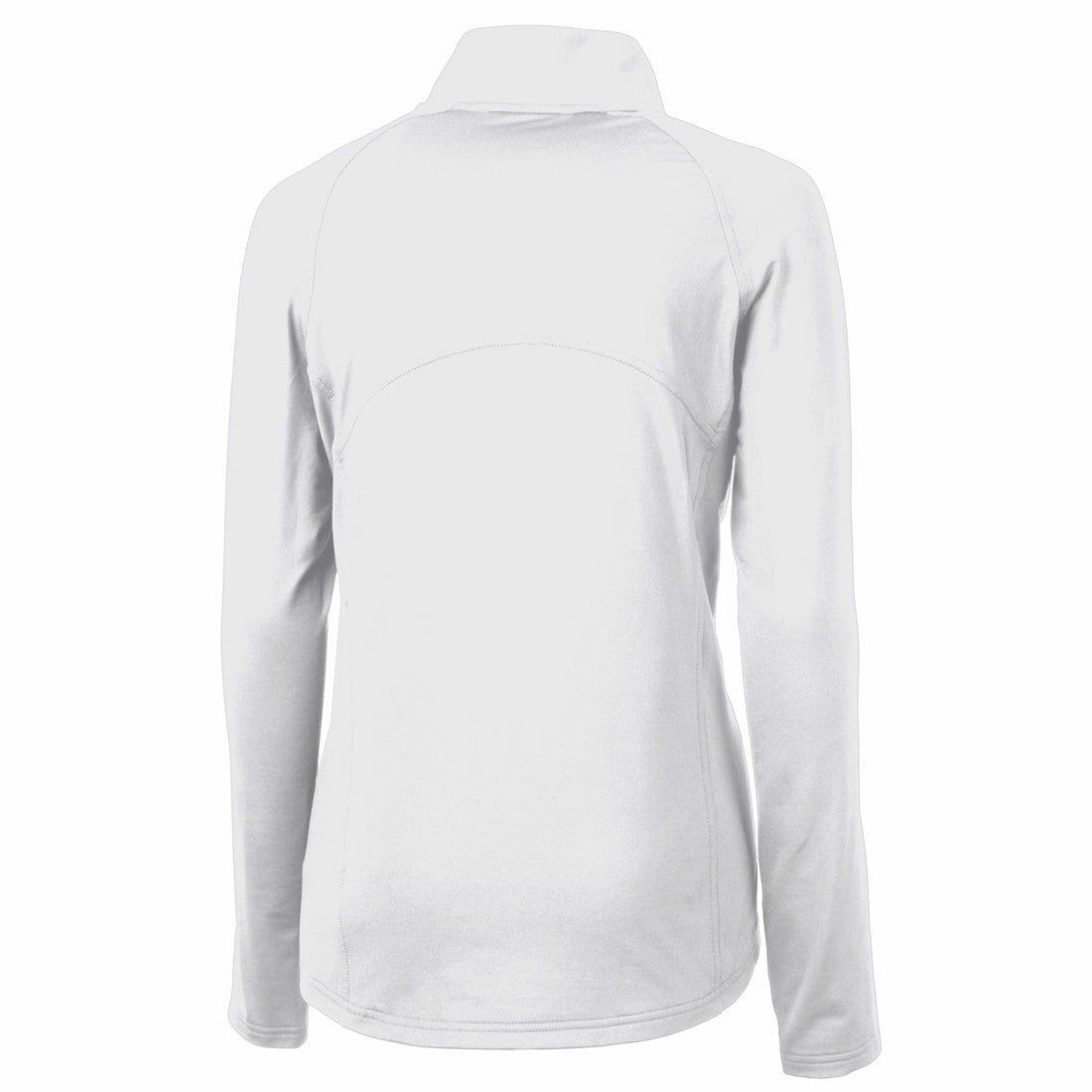 Cutter & Buck Women's Throwback Logo Adapt Eco Knit Stretch Recycled Half-Zip Pullover Top - Denver Broncos