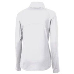 Cutter & Buck Women's Throwback Logo Adapt Eco Knit Stretch Recycled Half-Zip Pullover Top - Buffalo Bills