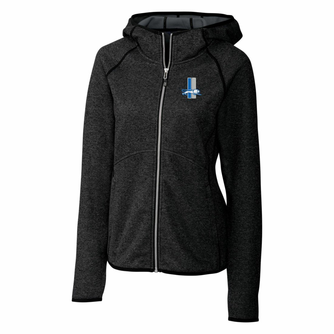 Cutter & Buck Women's Throwback Logo Mainsail Full-Zip Jacket - Detroit Lions