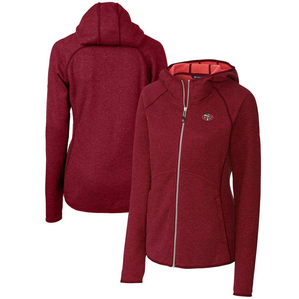 Cutter & Buck Women's Throwback Logo Mainsail Full-Zip Jacket - San Francisco 49ers
