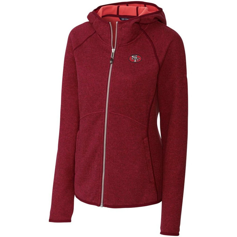 Cutter & Buck Women's Throwback Logo Mainsail Full-Zip Jacket - San Francisco 49ers
