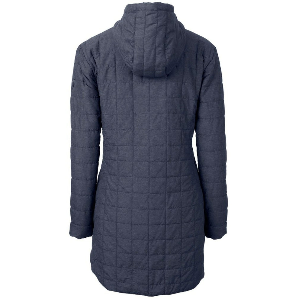 Cutter & Buck Women's Throwback Logo Rainier Primaloft Eco Full-Zip Hoodie Long Coat - New York Giants