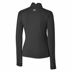 Cutter & Buck Women's Throwback Logo Traverse Stretch Quarter-Zip Pullover Top - Detroit Lions