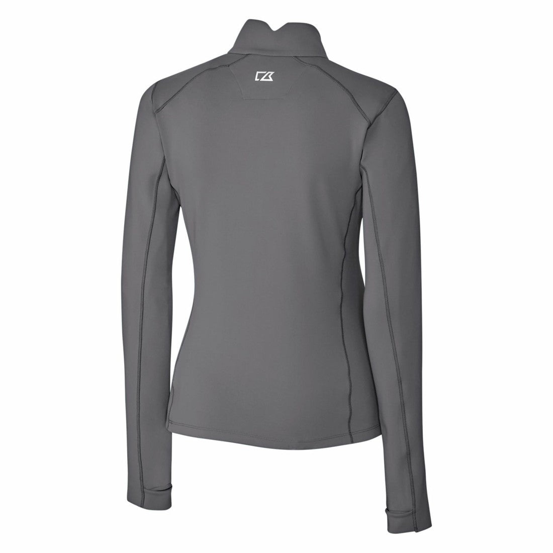 Cutter & Buck Women's Throwback Logo Traverse Stretch Quarter-Zip Pullover Top - Detroit Lions