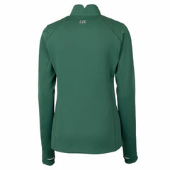 Cutter & Buck Women's Throwback Logo Traverse Stretch Quarter-Zip Pullover Top - Green Bay Packers