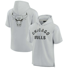 NBA Chicago Bulls Unisex Elements Super Soft Fleece Short Sleeve Pullover Hoodie sale