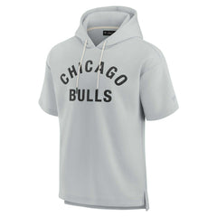 NBA Chicago Bulls Unisex Elements Super Soft Fleece Short Sleeve Pullover Hoodie sale