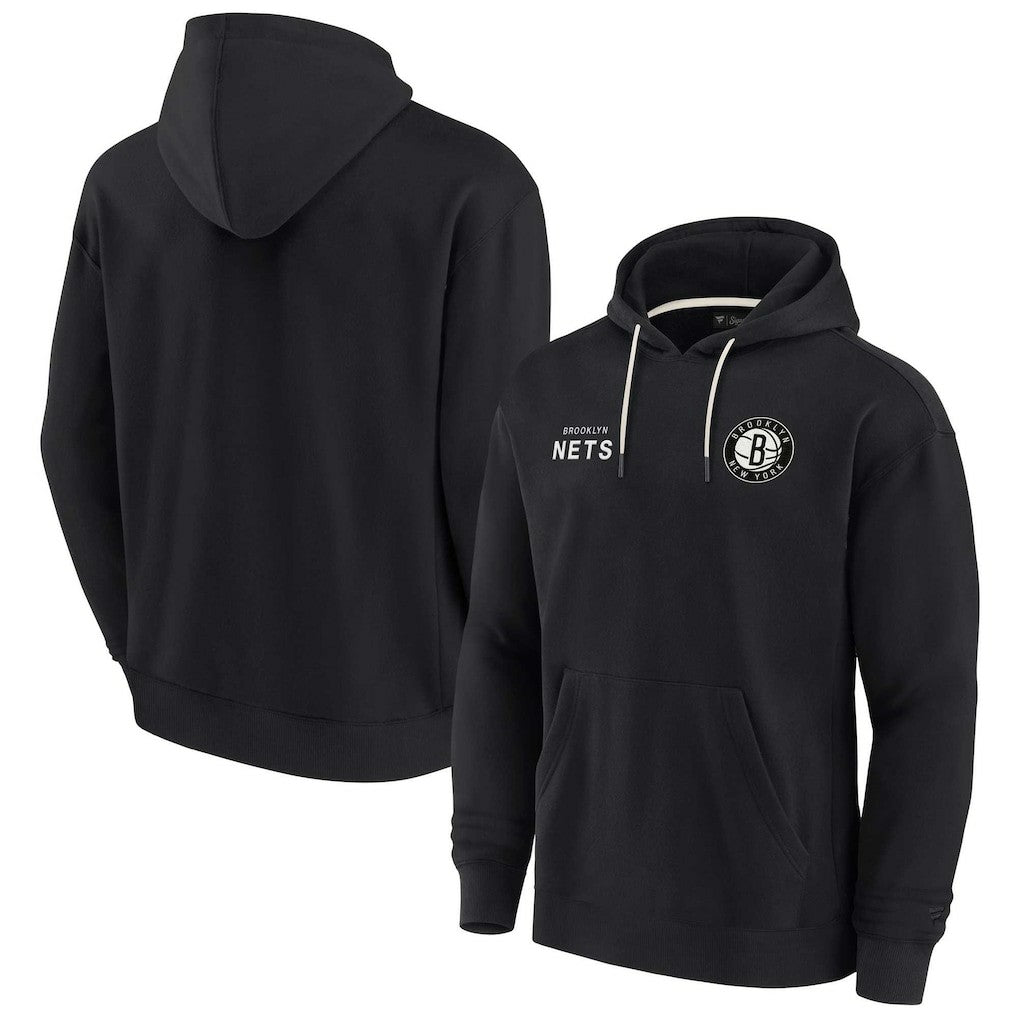 NBA Brooklyn Nets Unisex Elements Super Soft Fleece Pullover Hoodie