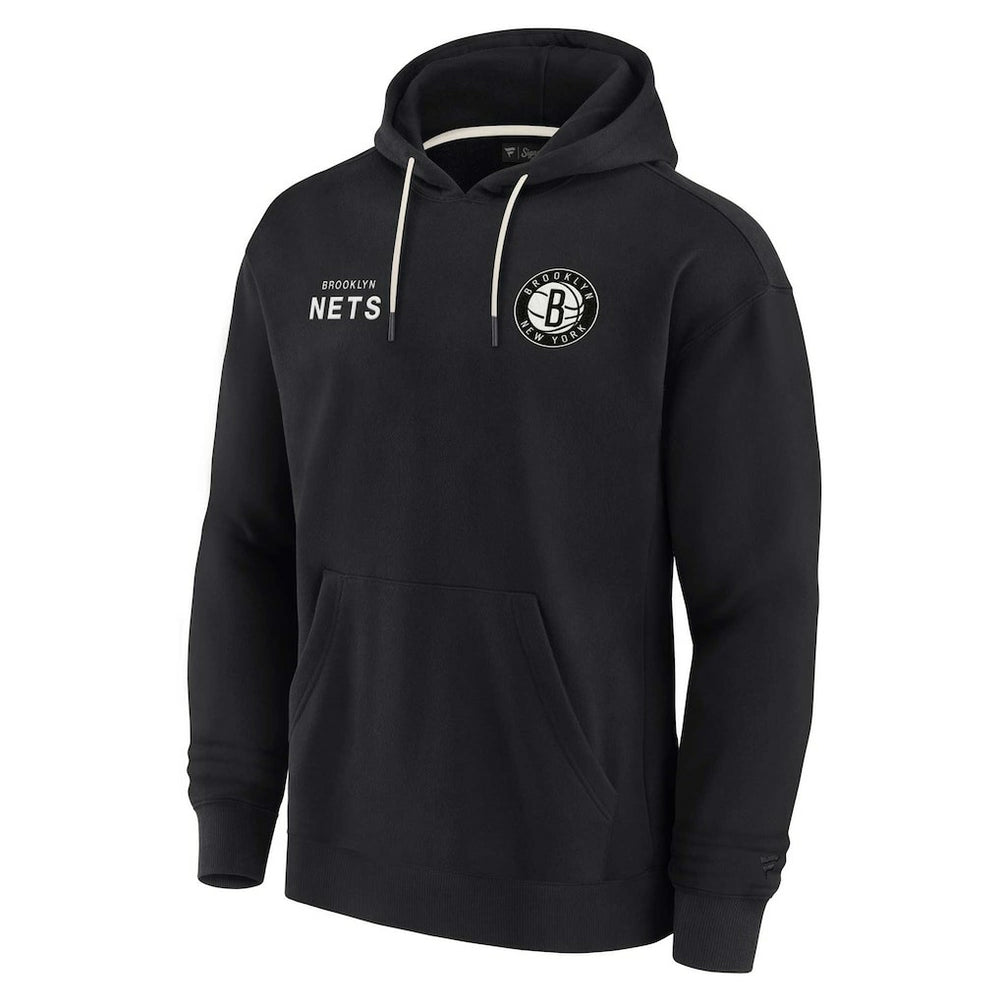 NBA Brooklyn Nets Unisex Elements Super Soft Fleece Pullover Hoodie