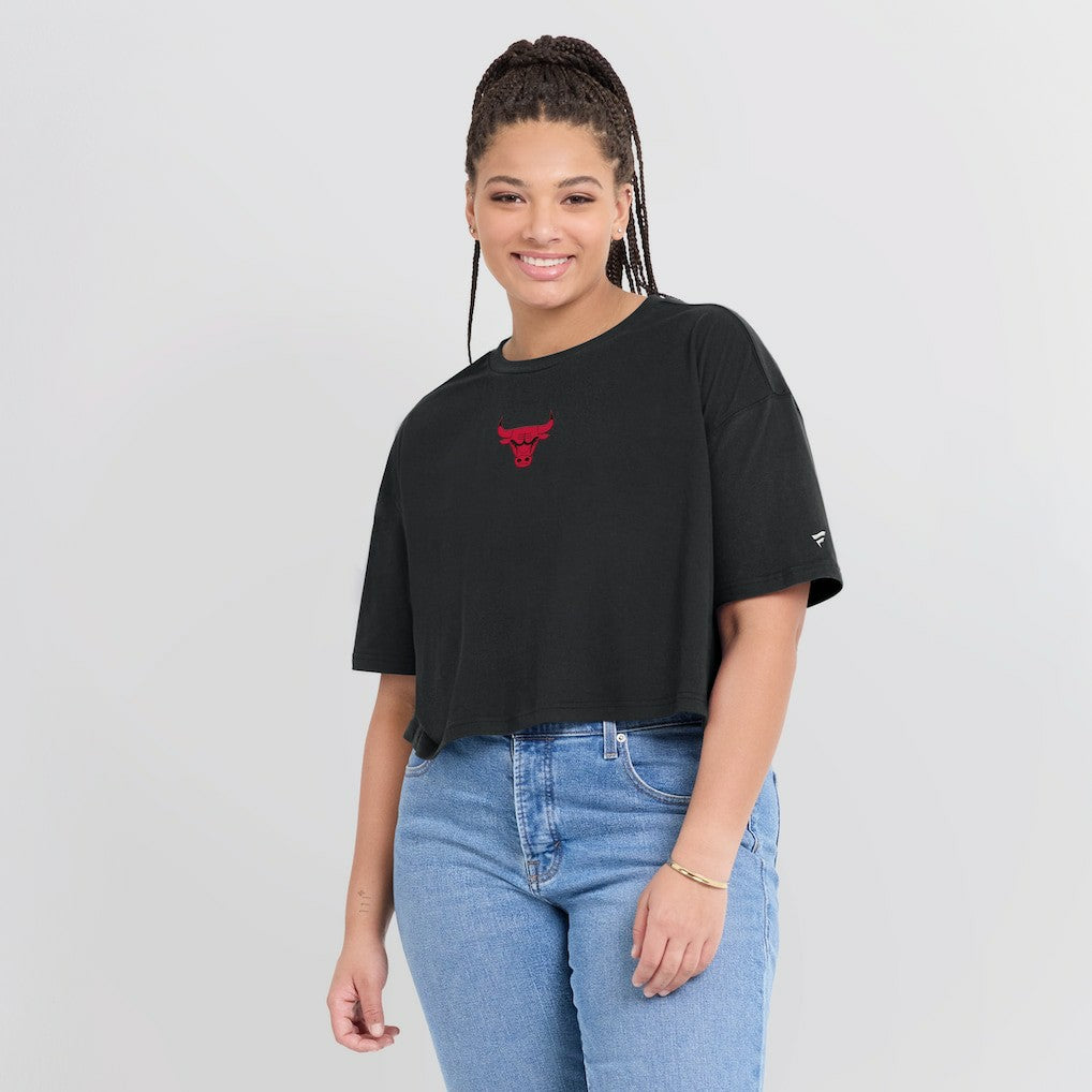 NBA Chicago Bulls Women's Elements Super Soft Boxy Cropped T-Shirt sale